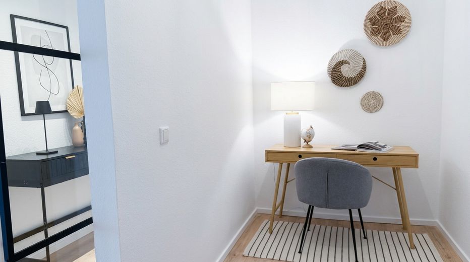 Mudarse en lugar de renovar: apartamento de 2 habitaciones recién modernizado con vistas panorámicas – Homeoffice