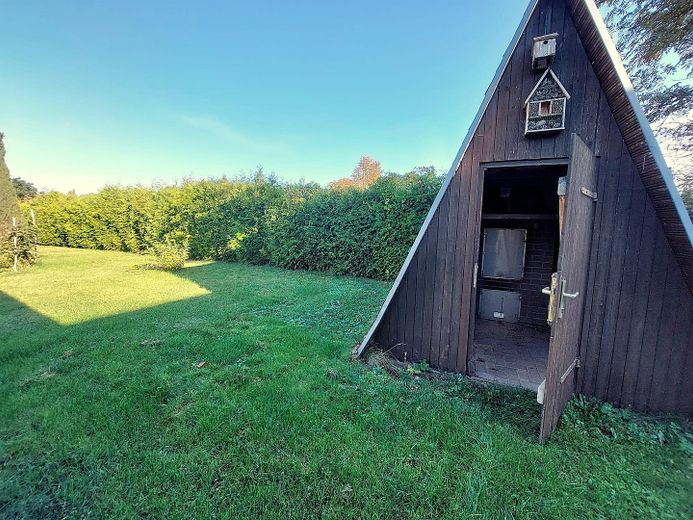 Finnhütte mit Räucherofen