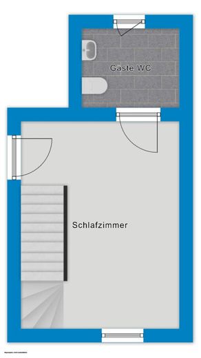 Büro-/Ladenfläche direkt in der Freiimfelder Straße verfügbar! – Grundriss