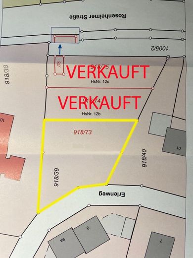 Baugrundstück mit bereits erbrachten Bauleistungen für den Bau eines Einfamilienhauses – Flurstücknr. 918/39 u. 918/73