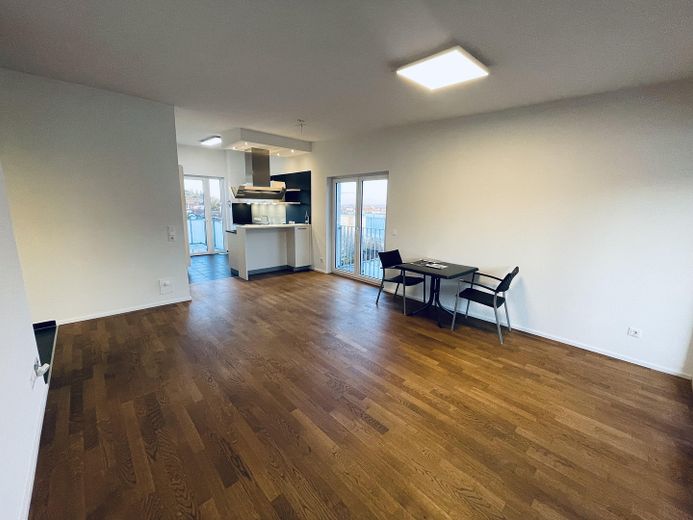 Wohnzimmer Blick zur Küche