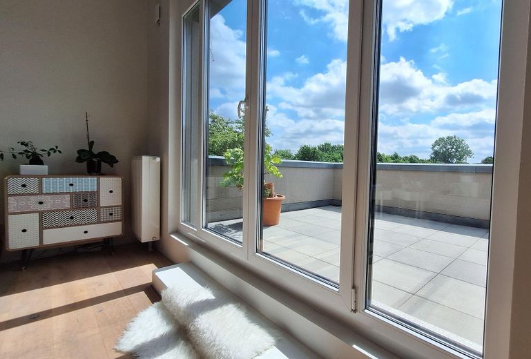 Atelier - Ausgang Dachterrasse