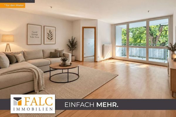 **مساحة سكنية واسعة، شرفة وموقف سيارات**- FALC IMMOBILIEN