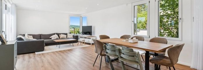 Traumhafte Terrassenwohnung mit Panoramablick, XXL-Terrasse und hochwertiger Sanierung