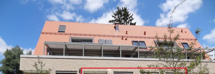 Nieuwbouw, eerste bewoning: hoogwaardige 2-kamerwoning op toplocatie in de Klosterhof in Ulm-Söflingen – Aussenansicht