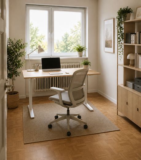 Gepflegte 3-Zimmerwohnung in Toplage von Heilbronn Ost – Büro - Home Staging KI