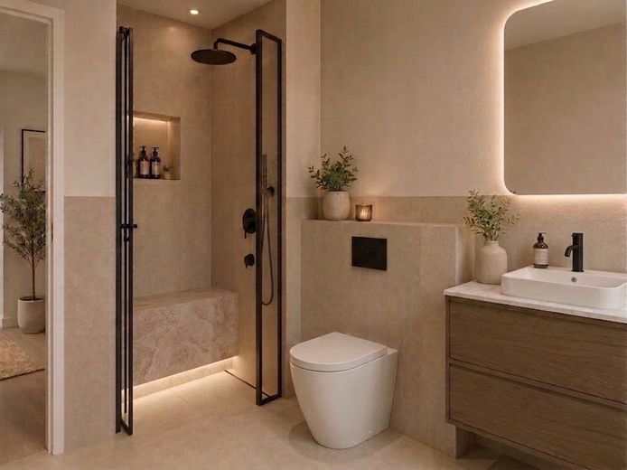 Frisch sanierte 3-Raum-Wohnung in ruhiger Lage – Badezimmer
