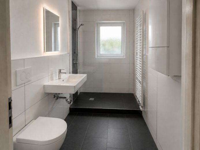 Modern sanierte 1-Zimmer-Wohnung mit Balkon, Einbauküche und Stellplatz in Jever-Rahrdum – Foto 1