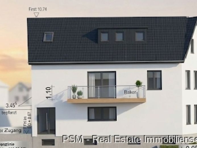 10320 - Certificato QNG - NUOVA COSTRUZIONE Casa bifamiliare a Ober-Ramstadt Nuova costruzione! – Foto 1