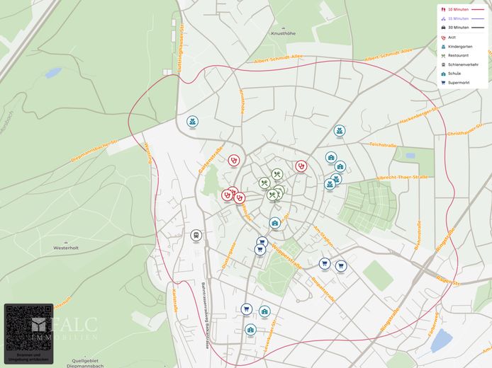 Historisches Fachwerkhaus mit Charme, Seele und besonderer Lage in der Lenneper Altstadt – Lageplan