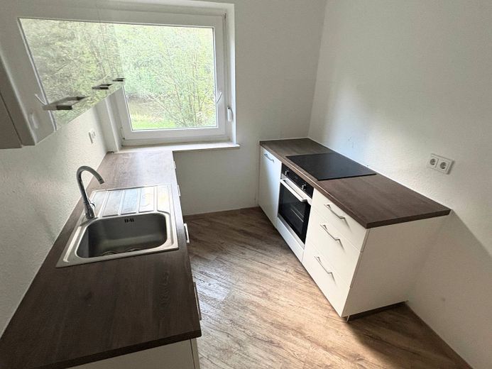 Lechbruck am See devletçe tanınan doğal dinlenme beldesinde geniş BALKONLU modern 2 odalı daire – Ansicht I: Küche