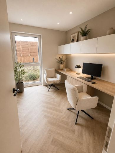Architektenhaus mit 7 m Galerie, Travertin-Treppe, KNX und großem Privatgarten in Braunshardt – Foto 6