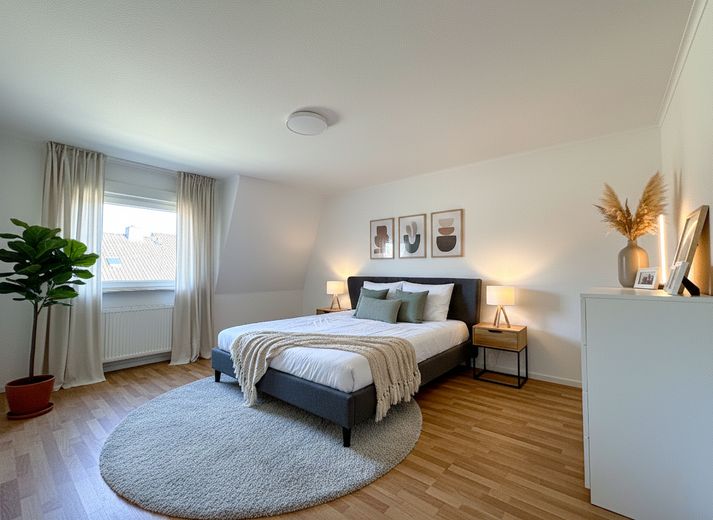 Schlafzimmer 2 (KI-möbliert)