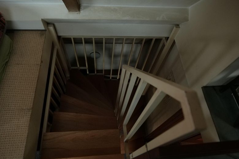 Treppe zum Dachboden