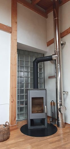 Wohnzimmer / Kamin 