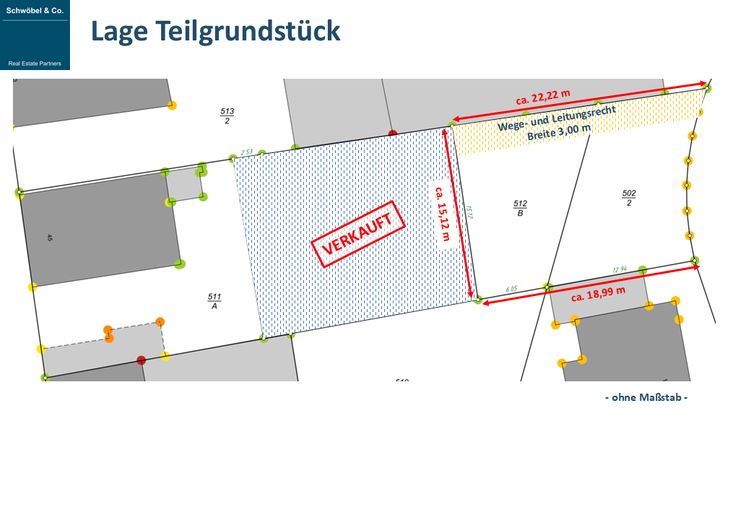 Bauplatz für Ihr Traumhaus – Lageplan des Bauplatzes