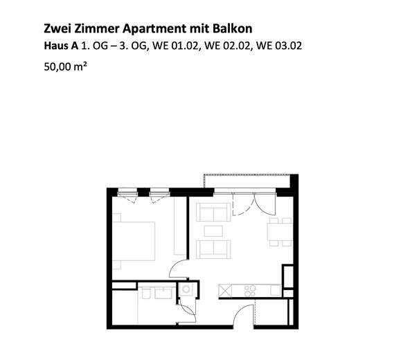 Zwei-Zimmer-Neubauwohnung mit Balkon – Erstbezug in Berlin-Pankow – Foto 3