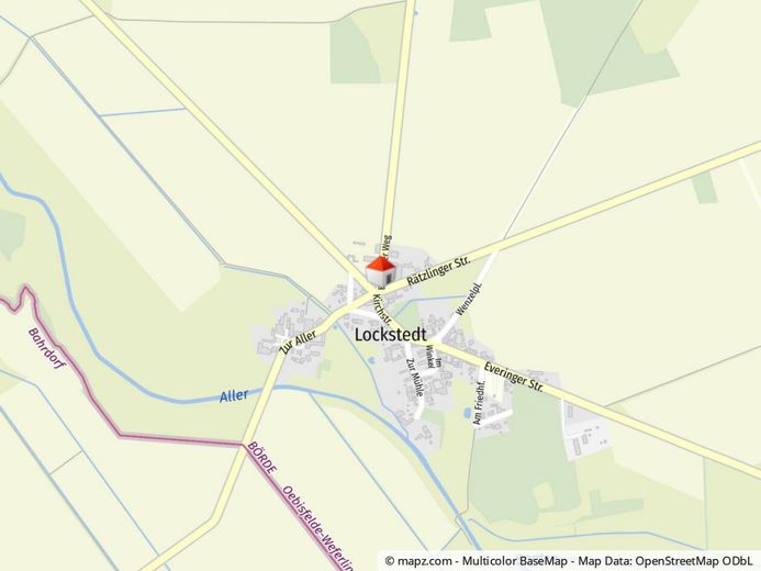 Großzügiges Baugrundstück in Lockstedt mit vielseitigem Entwicklungs- und Nutzungspotenzial – Geolyzer Kartenausschnitt