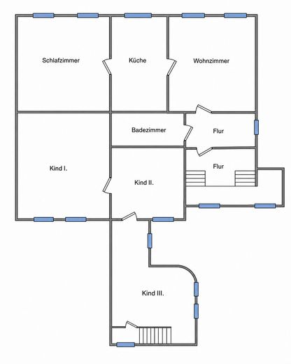 Großfamilienparadies mit Garten, Terrasse, Markise und vielen weiteren Highlights sowie Zubehör – 1. Etage
