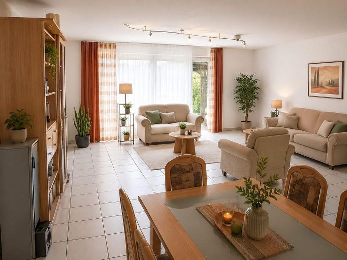 Wohnzimmer mit Südfenster