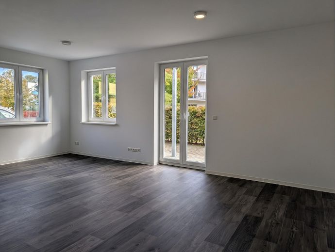Moderne 2-Raum-Wohnung im Neubaustandard mit Terrasse – Bezugsfertig zum Verkauf – Lichtdurchflutete Wohnküche