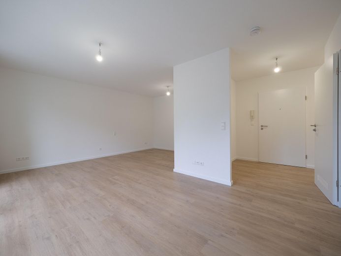 Helle 1,5-Zimmer-Wohnung in der Seniorenwohnanlage Papiergässle im Herzen von Waldkirch – Wohnbereich
