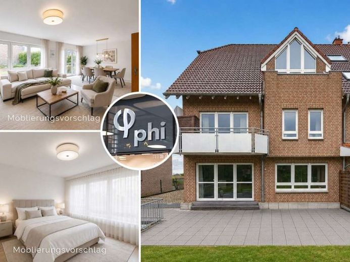 PHI AACHEN - 4-Zimmer-Gartenwohnung mit großer Terrasse und Tiefgaragenstellplatz in Baesweiler! – Foto 1