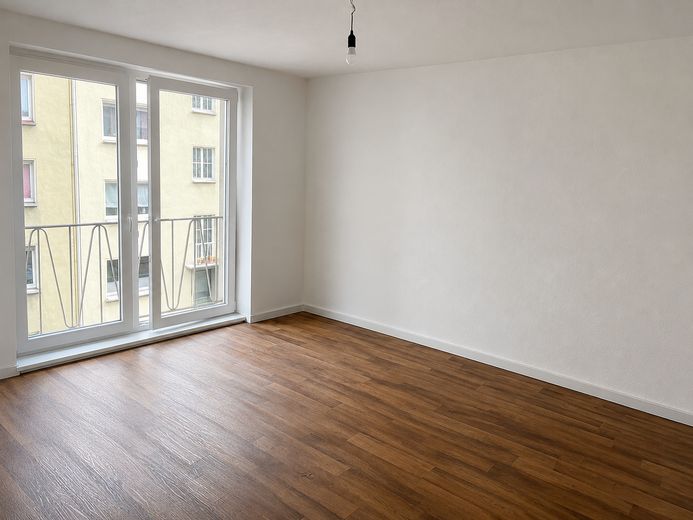 Helle 3-Zimmer Wohnung direkt neben den Barmer Anlagen – Wohnzimmer
