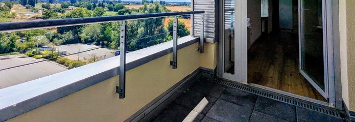 Altersgerechtes Wohnen: 2 ZKB mit Süd-West Balkon // gute Rendite // Kapitalanlage –  Wohnung mit Süd-West Balkon