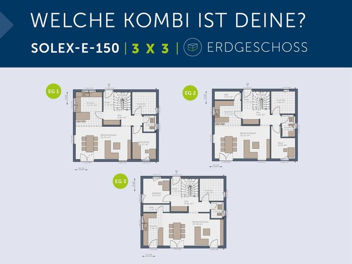 +++ Jetzt starte dein Projekt mit einem Energiesparhaus mit Markenqualität+++Tel:0172/3023080 – SOLEX-E-150 Erdgeschoss