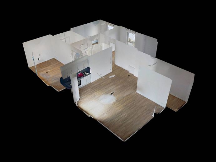 **AİLE BONUSU - Taşının ve hediyeler kazanın** Çatı teraslı ve hazır mutfaklı geniş 4 odalı yeni daire – 3D-Ansicht Grundriss