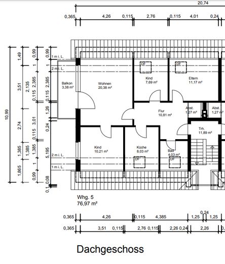 Gemütliche Dachgeschosswohnung mit Balkon – Foto 7