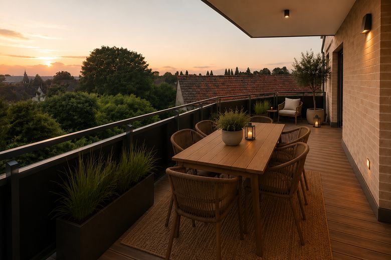 Exklusive 2-Zimmer-Wohnung mit Balkon - als Kapitalanlage – Dachterrasse