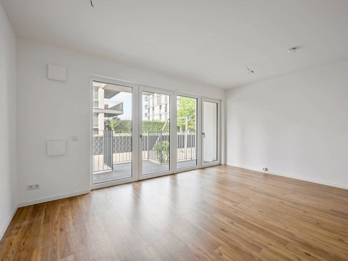 Moderne 2-Zimmer-Wohnung im Erdgeschoss für Singles oder Paare! – Ansicht IV: Wohn- und Esszimm…