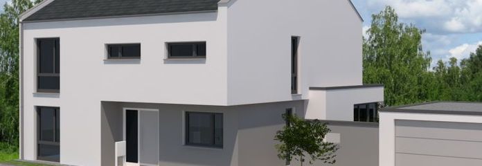 Düsseldorf-Eller - nuova costruzione moderna incl. seminterrato parziale - con 3 camere per bambini, ufficio e camera per gli ospiti