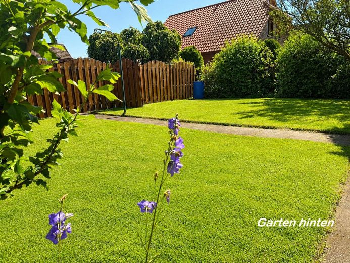 Sans commission – sans agent immobilier | Un espace modulable avec jardin idyllique à 5 km de la mer – Garten