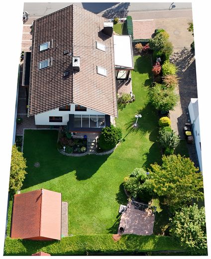 Draufsicht Gartenseite