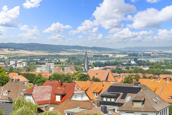Northeim ve Leine Vadisi üzerinde muhteşem manzaraya sahip müstakil ev satılık