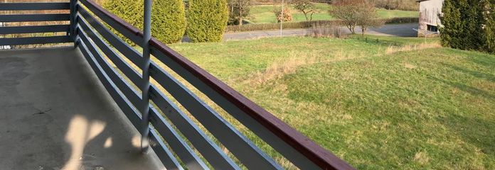 Ausblick vom Balkon