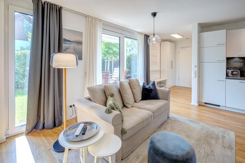 Hoogwaardige, gemeubileerde tuinwoning – Wohnen