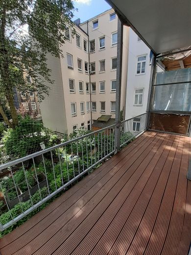 St.Pauli, Jugendstil dairesi, yaklaşık 90 m², 2 balkon – Balkon u. Hinterhof