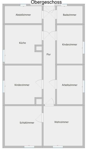 Einfamilienhaus/Zweifamilienhaus Sanierungsbedürftig oder Abriss – Obergeschoss