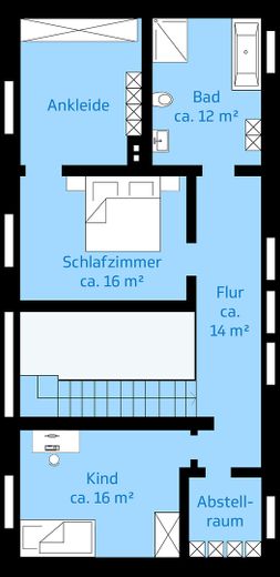 Grundriss Obergeschoss
