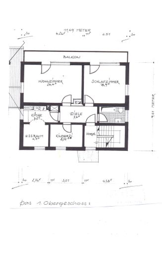 2-Generationen-Haus mit zusätzlicher Einliegerwohnung in Bad Wörishofen – Grundriss OG