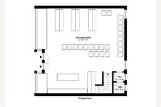Vielseitiges Ladenlokal – Grundriss EG