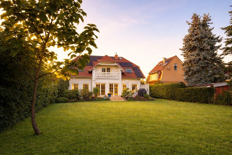 großer Garten