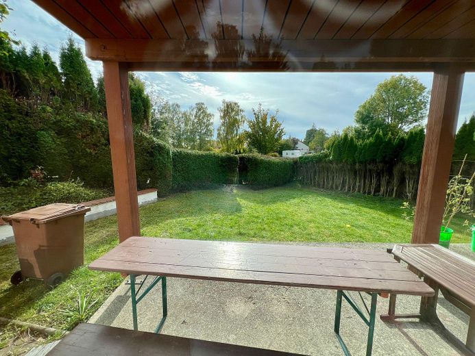 Blick von EG in Garten