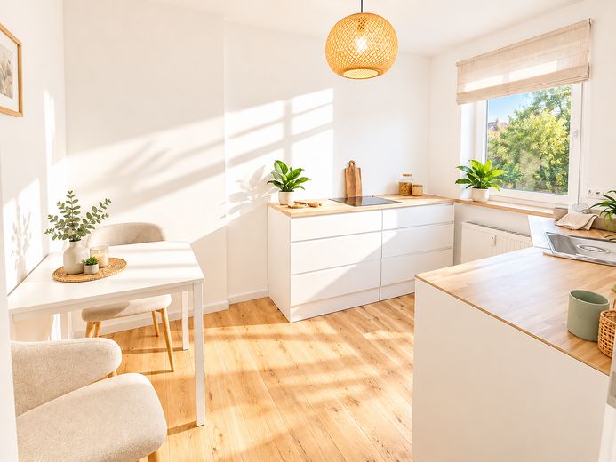 ***Freundliche 3-Zimmer-Wohnung in Erfurter Top-Lage*** Bezugsfrei | oh. Provision – Küche