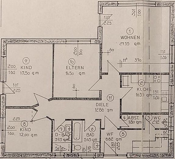 Ухоженный односемейный дом с большим садом в Hamburg-Lemsahl-Mellingstedt – Grundriss Erdgeschoss