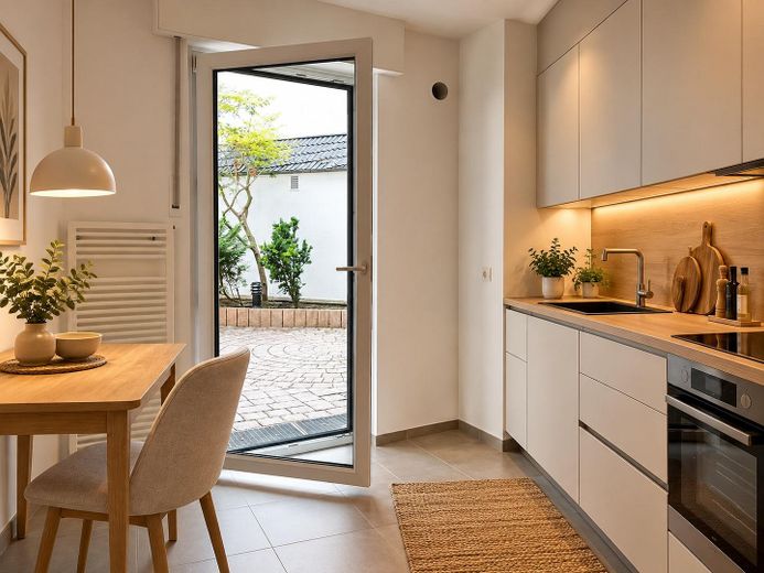 TOP APARTMENT: An oasis of well-being in Burtscheid’s spa district – Küche (Beispiel)